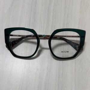 Woow big match 1 Green Square Frame Eyeglasses